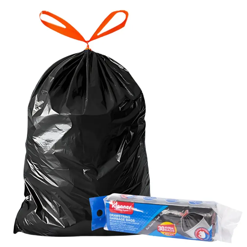 32-Liter Black Trash Bags (8 Gal) – 30-Pack, 45 × 70 Cm Durable Waste Liners 1