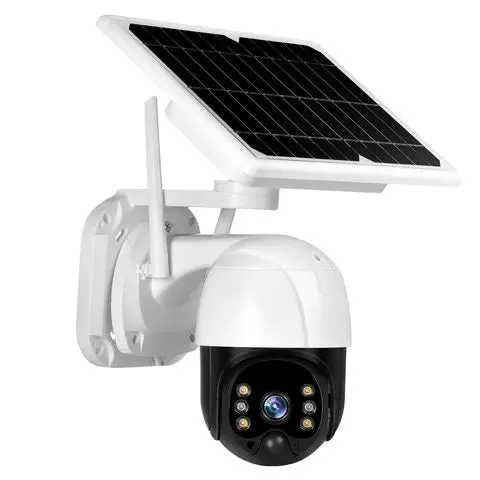 360° Panoramic Solar Wi-Fi Security Camera — Weatherproof, 3Mp 1