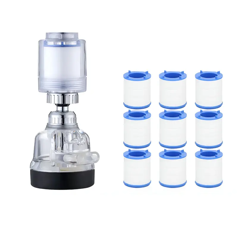 360° Swivel Faucet Filter Nozzle – Includes 9 Replacement Purification Cartridges 1