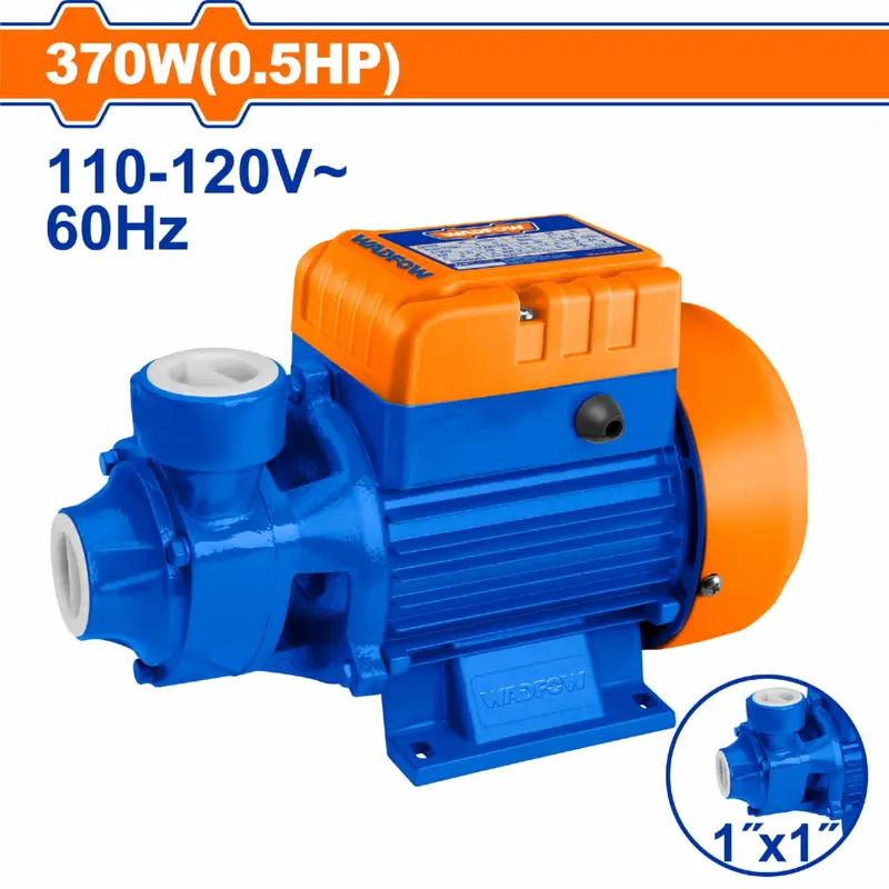 370W Peripheral Water Pump – 110–120V, 30 L/Min Flow Rate, 8 M Suction Lift 1