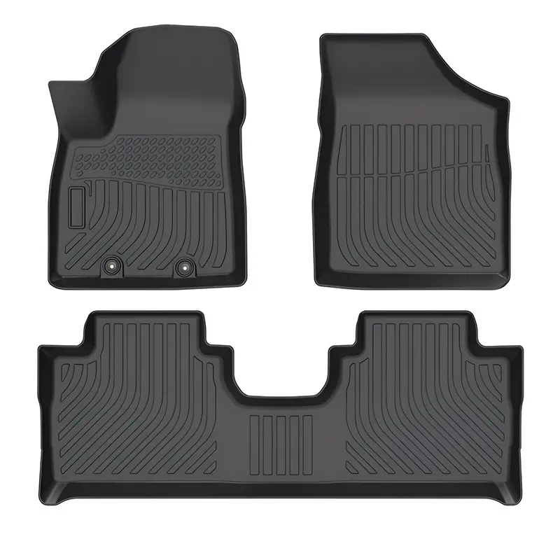 3D Tpe Floor Liners For Dongfeng Forthing T5 Evo / Hev / Friday – Heavy-Duty 3-Row Kit 1