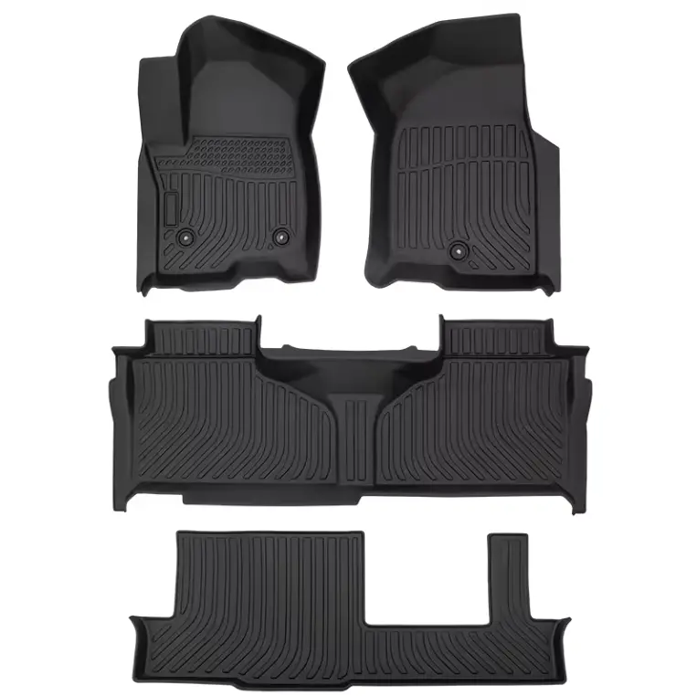 3D Tpe Floor Mats For Dongfeng Forthing T5L – Rigid All-Weather Interior Set (3-Row) 1