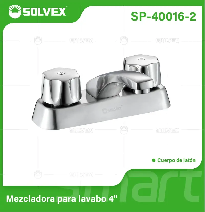 4" Brushed-Finish Bathroom Faucet – Bimetal (Brass & Zinc) Mixer Tap With Dual-Temperature Spout 1