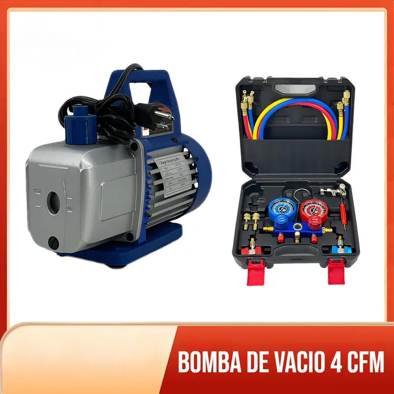 4 Cfm Vacuum Pump – Hvac/R Refrigerant Charging Tool For Ac & Refrigeration 1