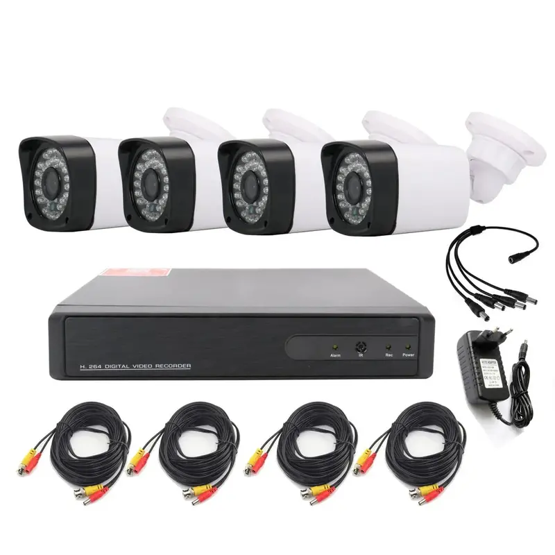 4-Channel 2Mp Ahd Security Camera System 1