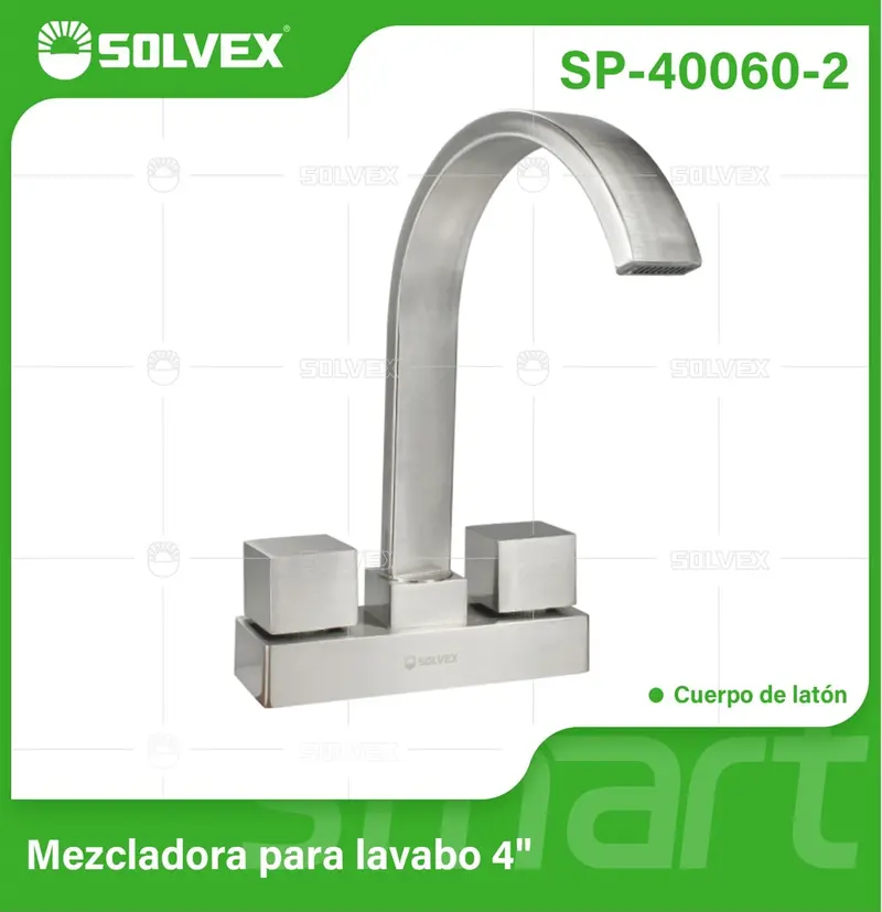 4-Inch Bar-Style Bathroom Or Utility Sink Faucet – Tall Chrome Spout With Square Lever Handles And Brushed Finish 1