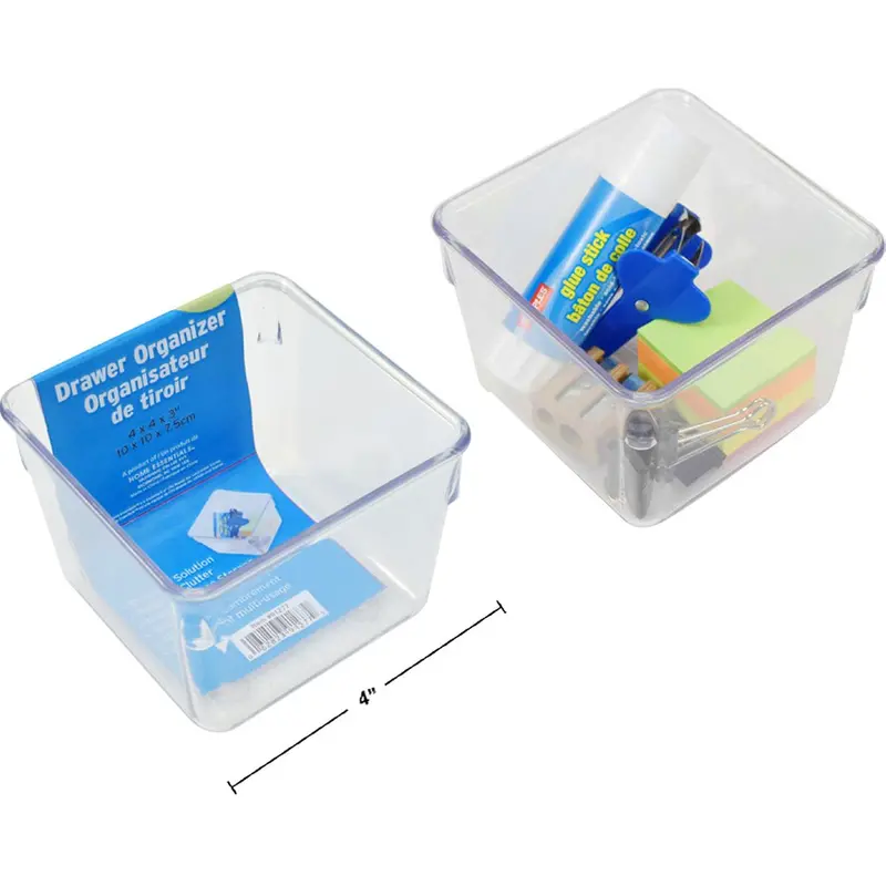 4-Inch Drawer Organizer With Label Slot 1