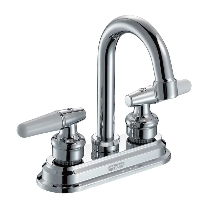 4-Inch Lever-Handle Basin Mixer – Chrome-Finished Lavatory Faucet With Ergonomic Controls 2
