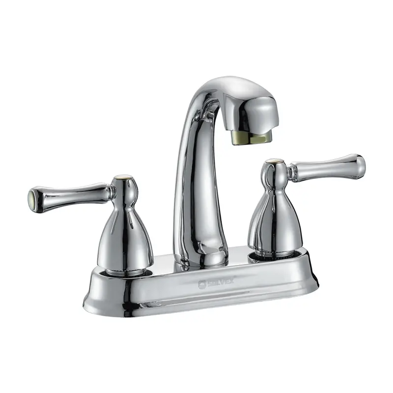 4-Inch Lever-Handle Bathroom Mixer Faucet: Single-Hole Widespread Tap With Cold/Hot Mode Switching 2