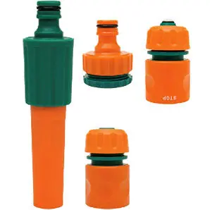 4-Piece Hose Fitting Kit – Includes 1/2-Inch And 3/4-Inch Connectors & Adapters 1