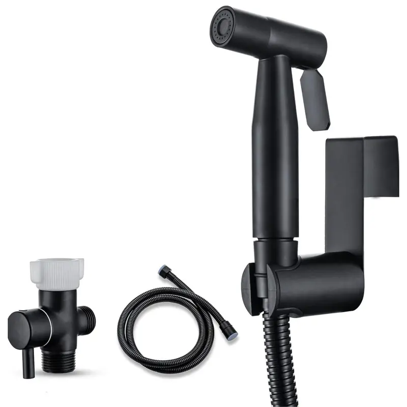 4-Piece Sanitary Handheld Bidet Shower Kit – Phone-Style Design 1