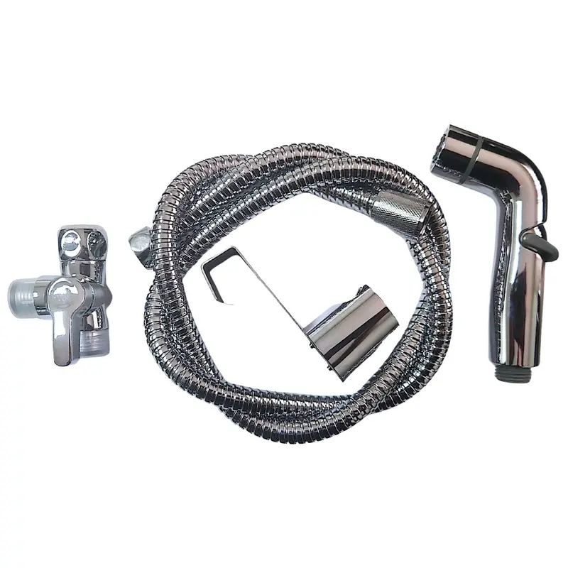 4-Piece Telephone-Style Sanitary Shower Set – Includes Toilet Shower Head 1