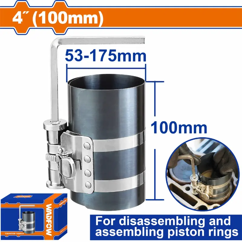 4" Piston Ring Air Compressor – 53–175 Mm Stroke, Manganese Steel Construction, Industrial Duty 1