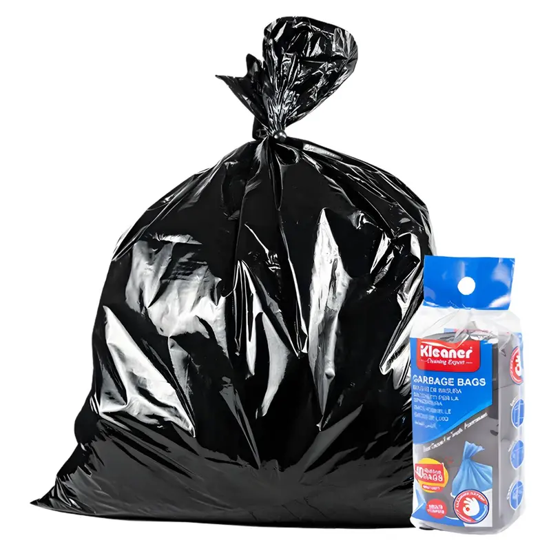 40-Pack Black Trash Bags – 23 Liters (6 Gal), 40X45 Cm Heavy-Duty Liners 1