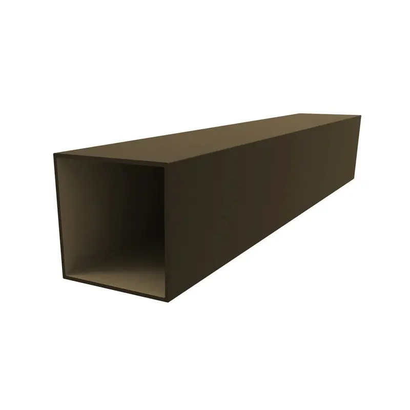 44.5Mm Bronze Anodized Aluminum Square Tube – Lightweight (1.2Mm Wall), 5.85M Length, 15Μ Coating 1