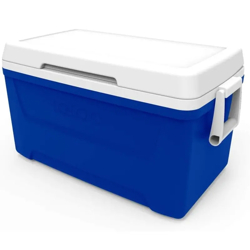 48-Quart (45 L) Blue Laguna Cooler – Heavy-Duty Igloo Ice Chest For Camping & Fishing 1