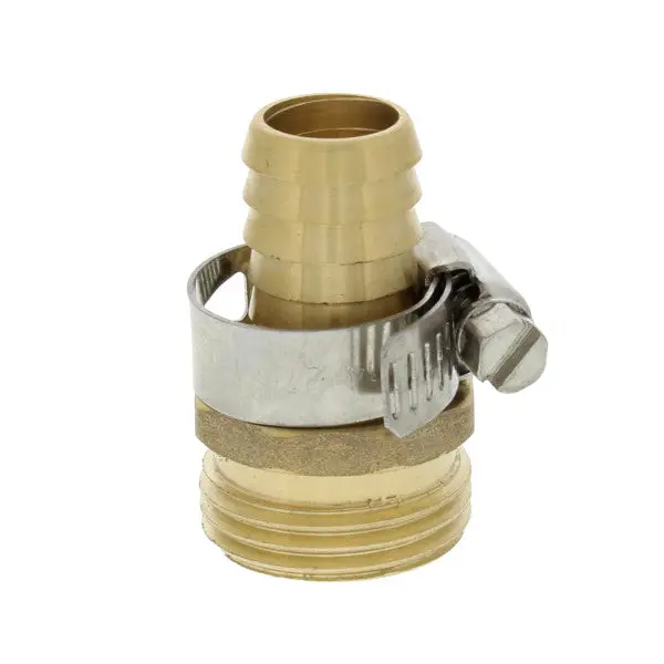 5/8-Inch Male Hose End With Clamp Included 1