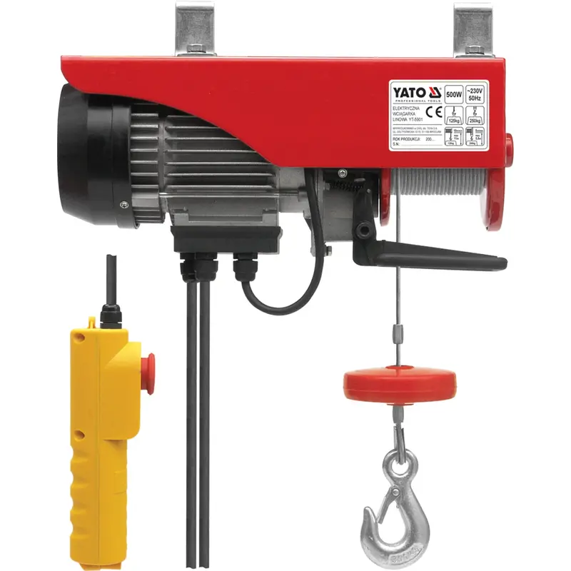 500W Electric Winch With 125/250 Kg Load Capacity – 230V, 50 Hz 1