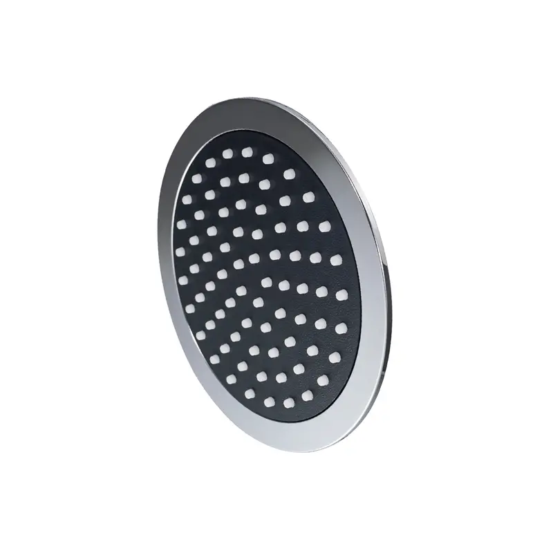 6-Inch Chrome-Plated Round Shower Head: Durable Abs Plastic Rainfall Spray Face 2