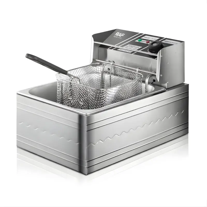 6-Liter Stainless Steel Deep Fryer – 1600W With Precise Temperature Control (160–180°C) 1