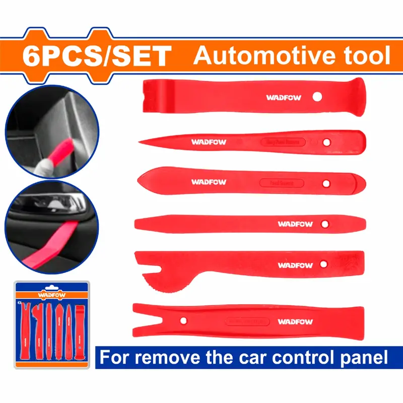 6-Piece Automotive Trim Removal Tool Set – Panel Pry And Disassembly Kit For Interiors 1