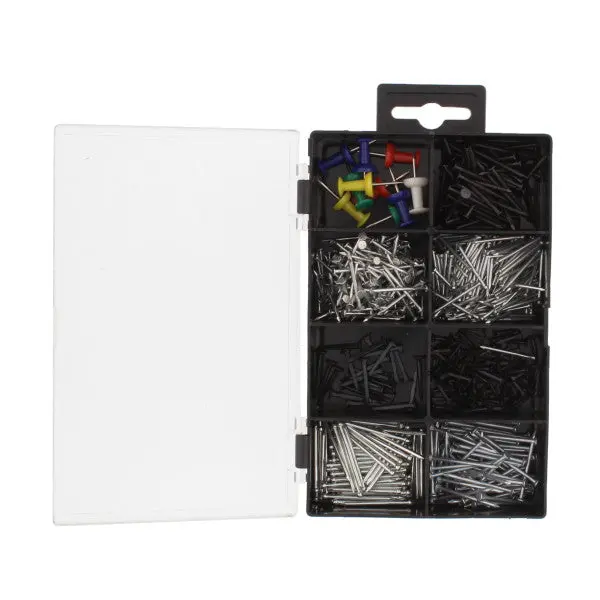 600-Piece Mixed Nail And Pin Kit – Construction & Repair Use 1