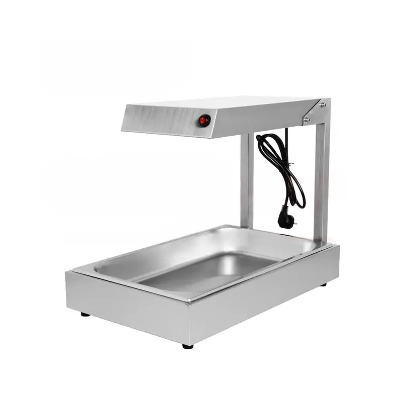 600W Infrared French Fry Warmer – Gn 1/1 Tray, 565 × 340 × 420 Mm, 110V/60Hz 1