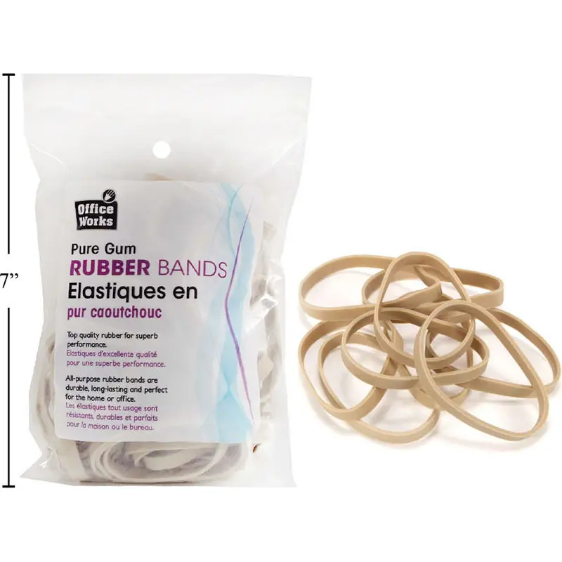 #64 Assorted Rubber Bands – 4-Ounce Resealable Storage Bag 1