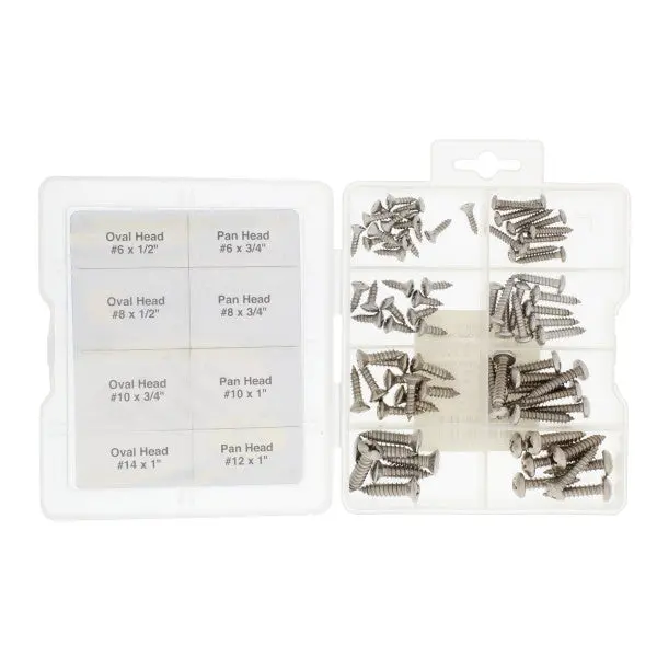 79-Piece Stainless Steel Screw Assortment Kit 1