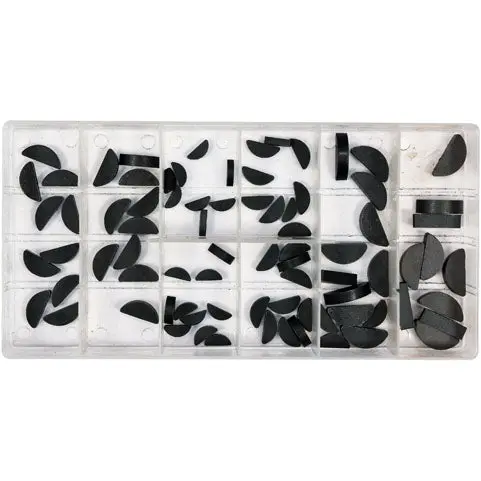 80-Piece Assorted Cotter Pin Variety Pack – Standard And Metric Sizes 1