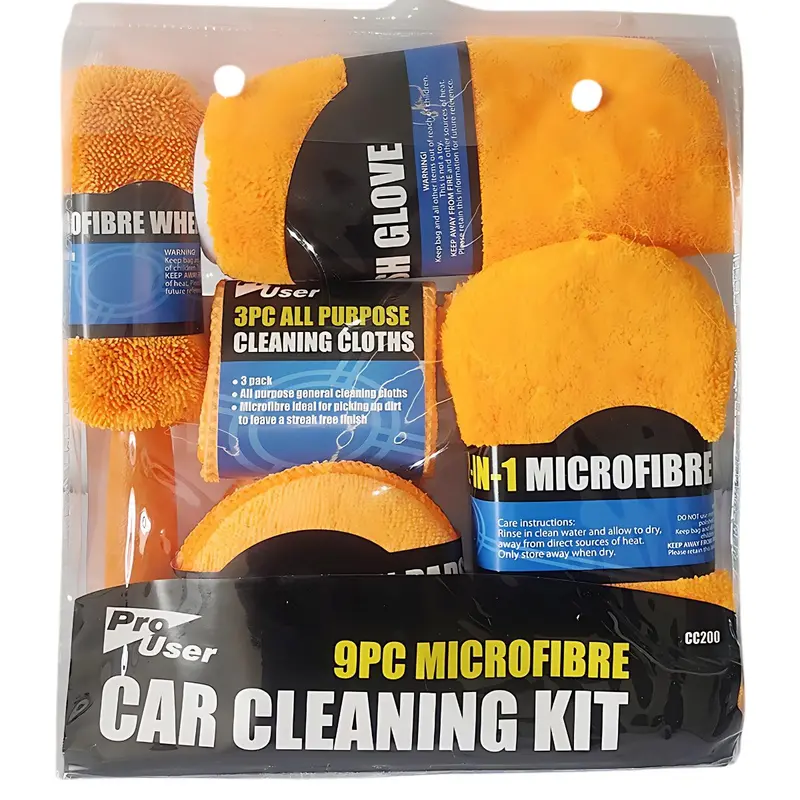 9-Piece Automotive Detailing Kit – Car Wash Sponge Set For Scratch-Free Exterior Cleaning 1