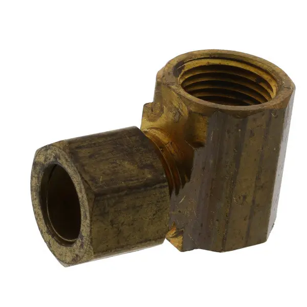 90° Compression Elbow – 3/8" X 1/2" (Brass, Leak-Resistant) 1