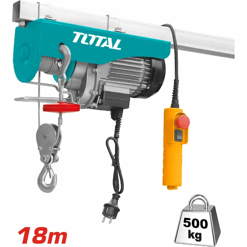 900W Electric Winch Hoist – 500Kg Load Capacity, 18M Max Lift Height, Dual-Speed (10M/Min & 5M/Min) 1