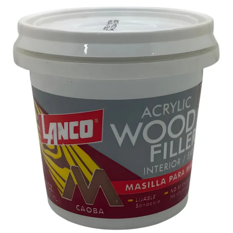 Acrylic Wood Filler – Mahogany Finish, 8 Oz 1