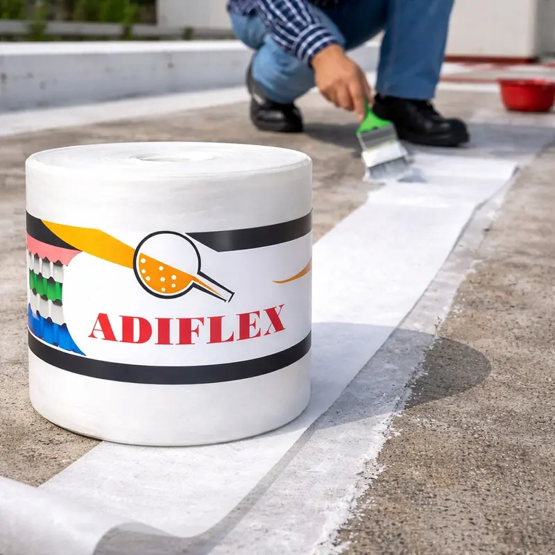 Adiflex Reinforcement Membrane – 6" × 100M Waterproofing Roll 1