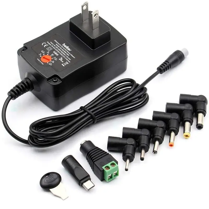 Adjustable Ac/Dc Power Adapter – Output: 3V To 12V, Up To 3A 1