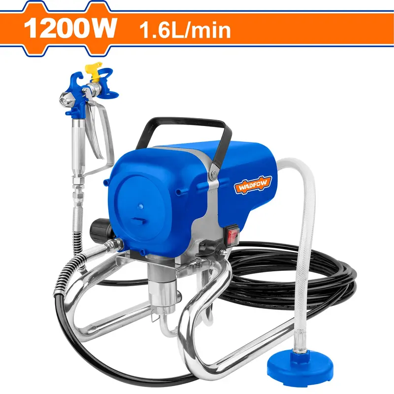 Airless Paint Sprayer – 1200W Motor, 1.6 L/Min Output, High-Pressure Spray Gun 1
