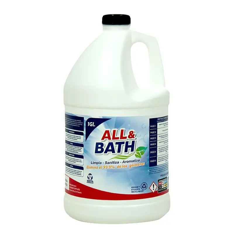 All & Bath Quaternary Ammonium Cleaner – 1-Gallon Disinfectant Solution 1