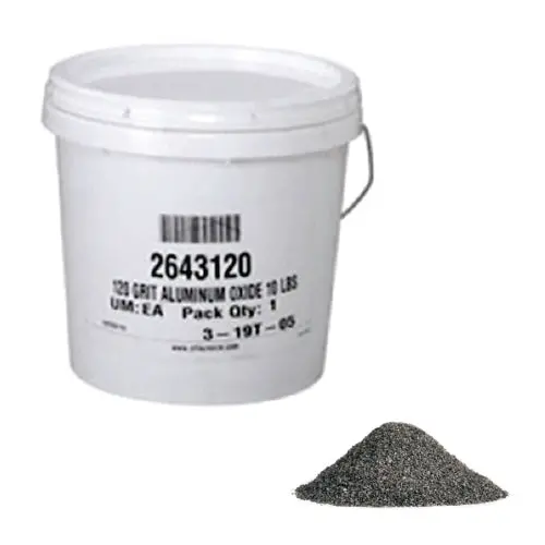 Aluminum Oxide Blasting Grit – 180 Mesh, 10 Lb (4.5 Kg) Bag For Sandblasting Applications 1