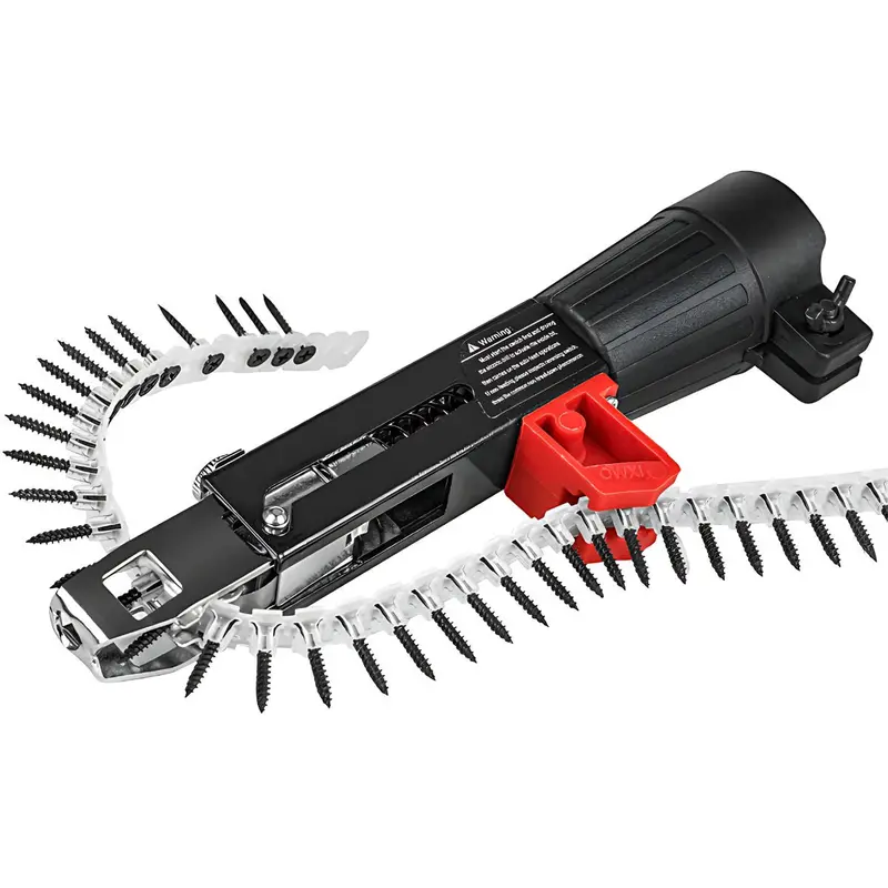Automatic Drywall Screw Gun With Drill Adapter – Adjustable, Screw-Tape Compatible, And User-Friendly 1