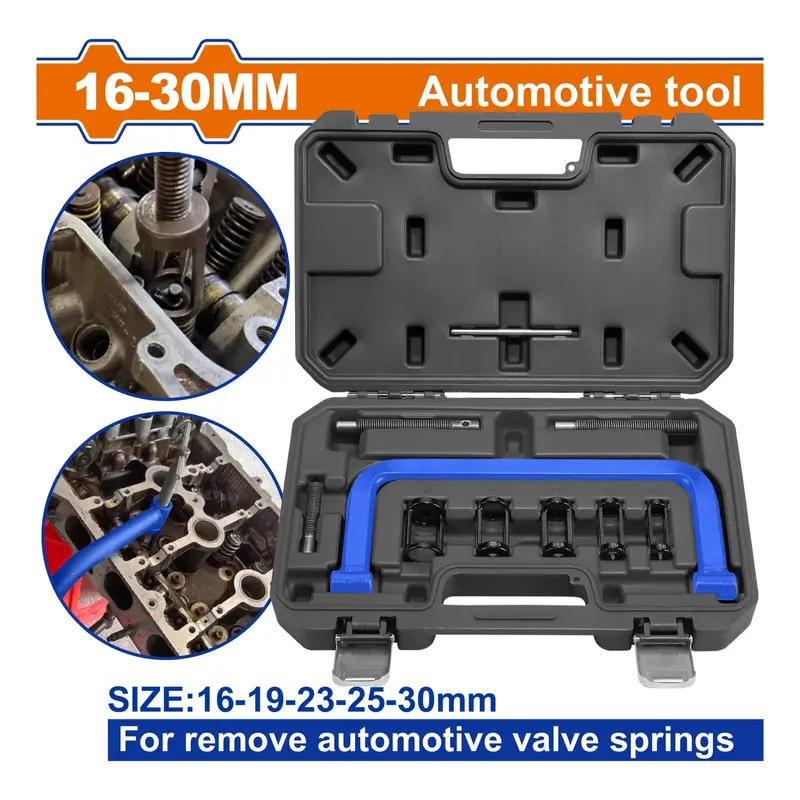 Automotive Valve Spring Compressor Kit – 10-Piece, 16–30Mm Size Range 1