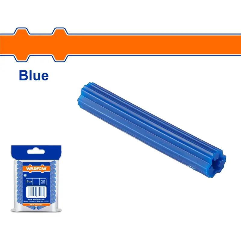 Blue Extruded Plastic Anchor Plugs – Sold In Sets, Universal Fixing Solution For Drywall & Masonry 1