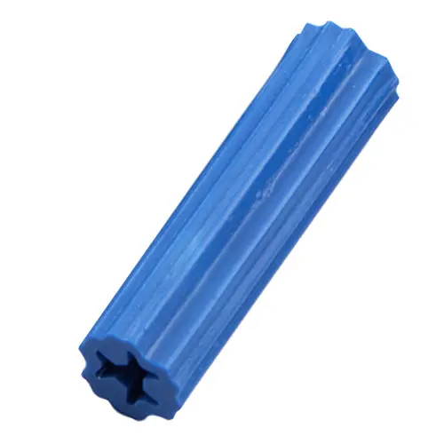 Blue Plastic Anchors – 5/16" × 1.5", #8 Thread, Pack Of 100 1