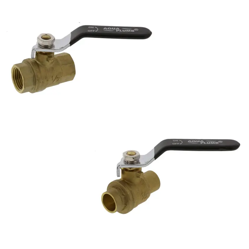 Brass Ball Valve, Full Port Or Standard Port Options 1
