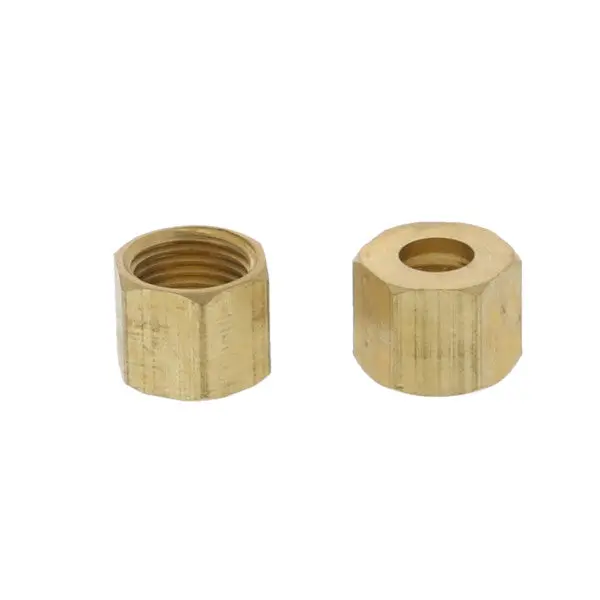 Brass Compression Nuts – #61 Size, Designed For Reliable Sealing In Refrigeration And Fluid Systems 1