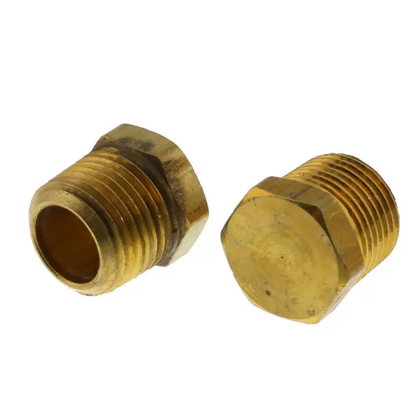 Brass Hexagonal Pipe End Caps 1