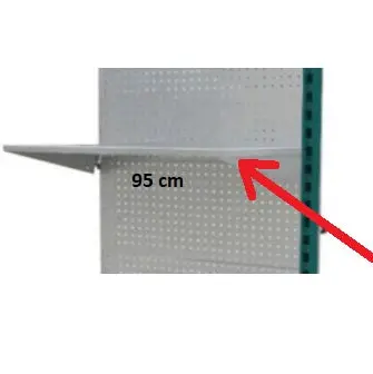 Carbon Steel Hardware Display Shelf – 950 X 460 X 2200 Mm 1