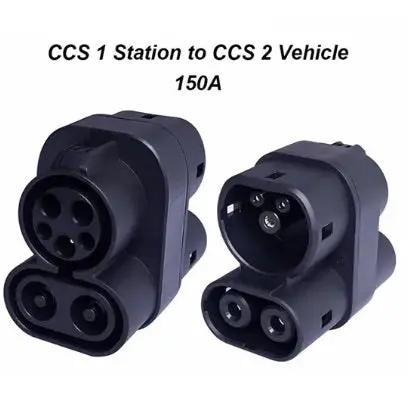 Ccs1 (North American) To Ccs2 (European) Dc Ev Charging Adapter 1