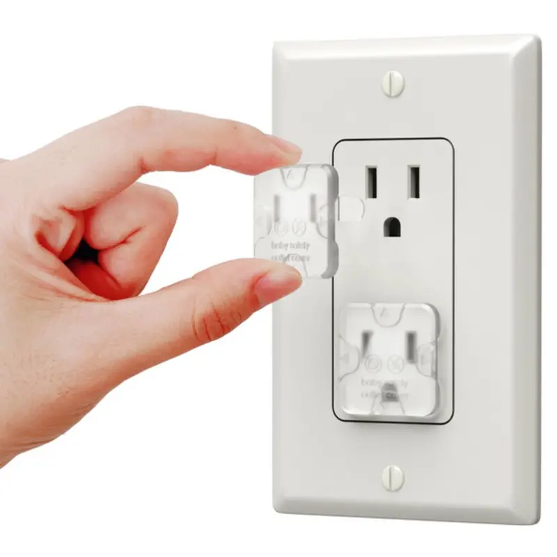 Child-Safe Transparent Outlet Covers – Pack Of 50 Electrical Socket Protectors For Kids 1