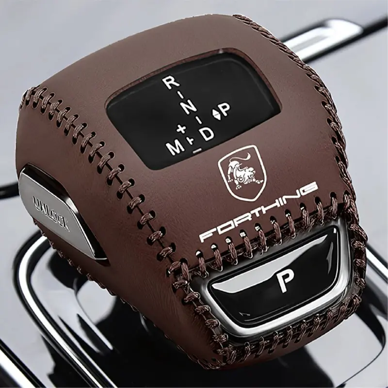Chocolate-Brown Gear Shift Boot Cover For Forthing T5 Evo – Interior Trim Protector 1